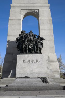 Ulusal Savaş Anıtı, Parlamento gerekçesiyle, ottawa, ontario, Kanada