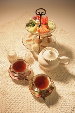 çay ve aperatifler
