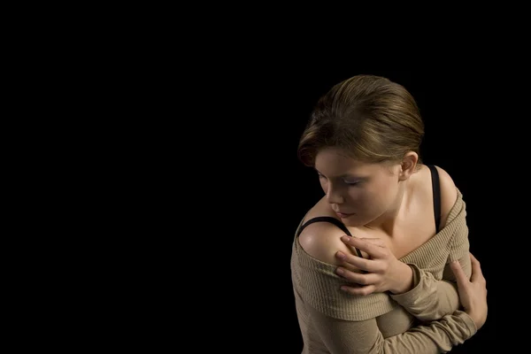 Woman Turning Away — Stock Photo, Image