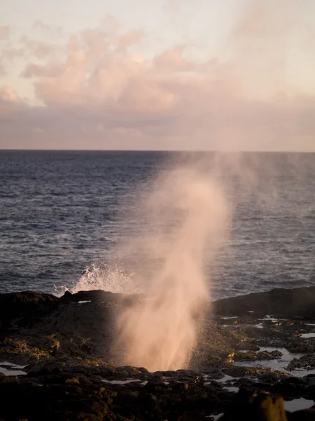 Spouting Horn, Kauai, Havaí — Fotografia de Stock