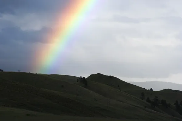 Regenbogen, Montana, Vereinigte Staaten — Stockfoto