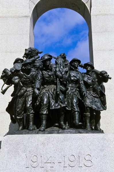 De reactie, nationale oorlogsmonument, ottawa, canada — Stockfoto