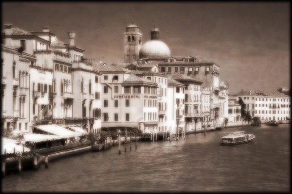 Canal Grande od ponte degli scalzi, Itálie — Stock fotografie