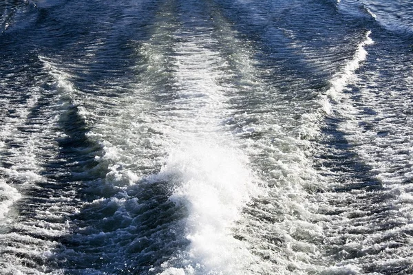 Wake From A Boat — Stock Photo, Image