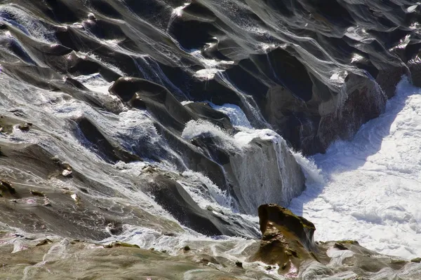 Waves Crashing, Capo Kiwanda, Oregon, Stati Uniti d'America — Foto Stock