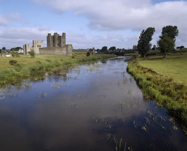 Co Meath, castelo trim & rio Boyne — Fotografia de Stock