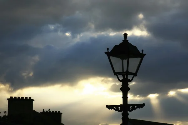 Stará pouliční lampa — Stock fotografie