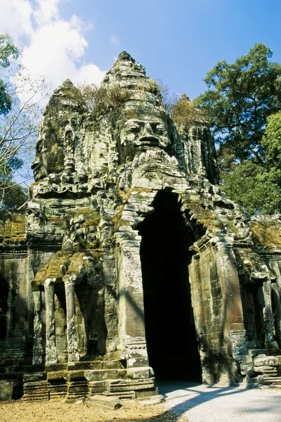 Norra porten, angkor thom, Kambodja — Stockfoto