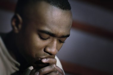 Man In Prayer clipart