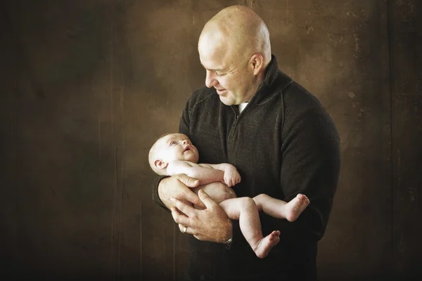 Baba ve bebek oğlu — Stok fotoğraf