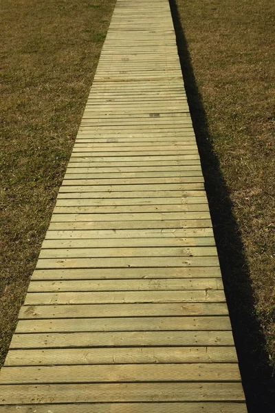 Wooden Sidewalk — Stock Photo, Image