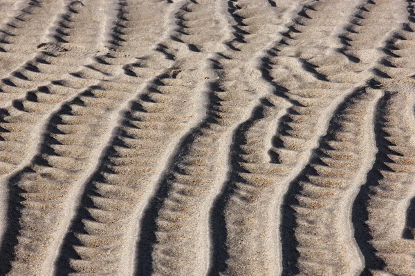 Rimpels in het zand — Stockfoto