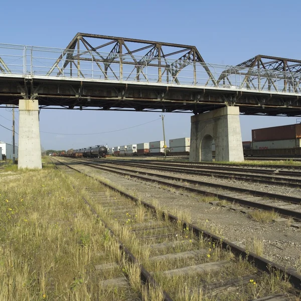 Chemin de fer. Winnipeg, Manitoba, Canada — Photo