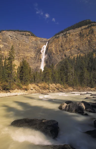 Waterfall And Brook — Stock Photo, Image