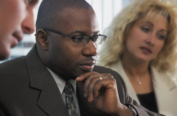 Businessman in a meeting — Stock Photo, Image