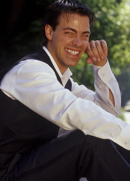 Man Laughing — Stock Photo, Image