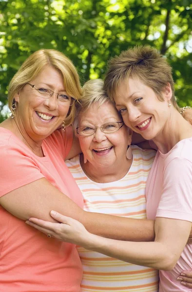 Mother And Two Daughters — Stock Photo, Image