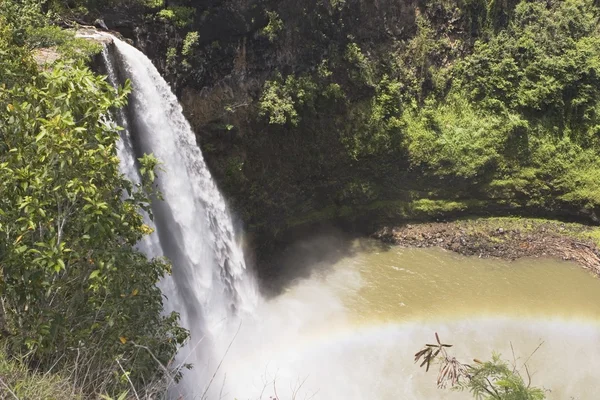 ワイルア滝, カウアイ島, ハワイ, 米国 — ストック写真