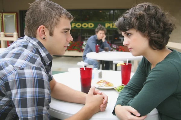 Couple in quarrel. Troutdale, Oregon, United States of America — Stock Photo, Image