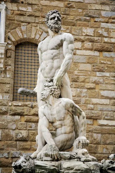 Statue af Hercules og Caucus - Stock-foto