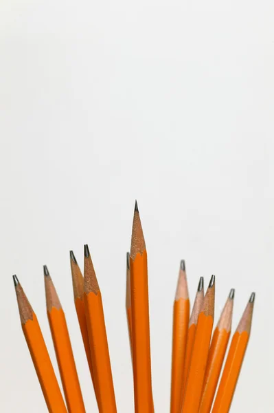 Set of yellow pencils — Stock Photo, Image