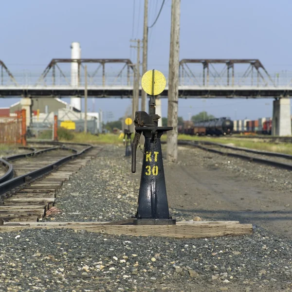 Ferrovia. Winnepeg, Manitoba, Canada — Foto Stock