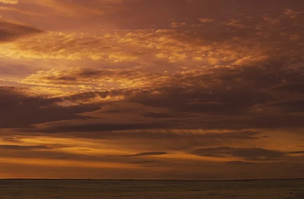 Ciel sur l'océan Arctique — Photo