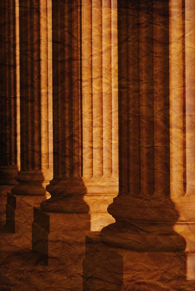 Row Of Large Columns — Stock Photo, Image