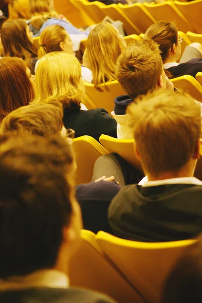 Students sitting at lecture — Stock Photo, Image
