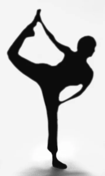 Silhouette Of Dancer — Stock Photo, Image