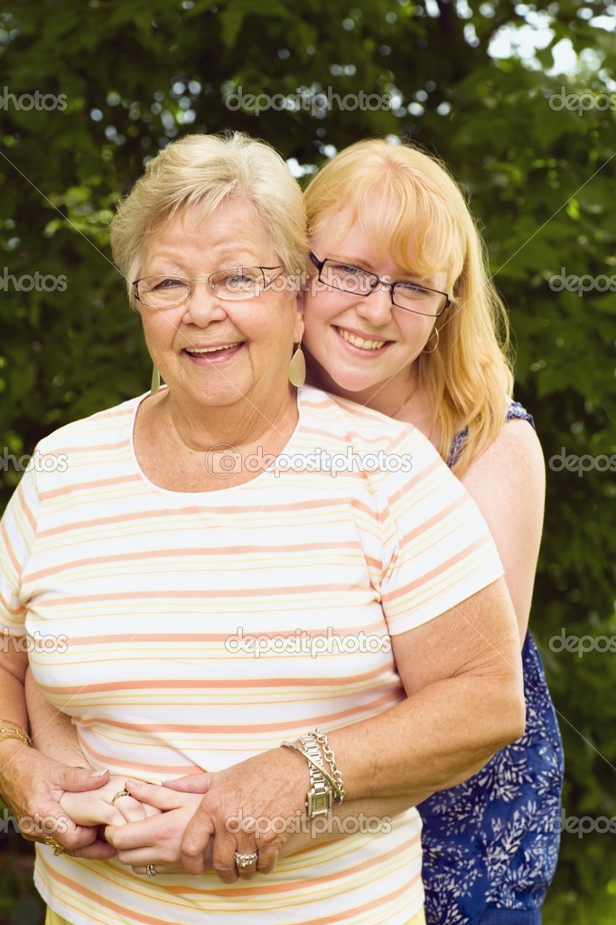 Grandmother And Granddaughter