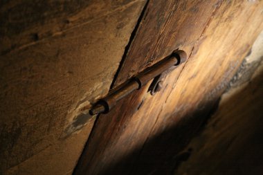 Rustic Door Latch clipart
