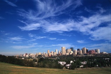 Edmonton downtown core ev ön planda