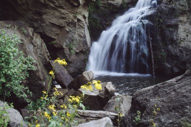 Cascading Waterfall - Jemez Falls clipart