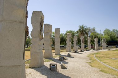 heykeller üst üste, yol - mendoza, Arjantin