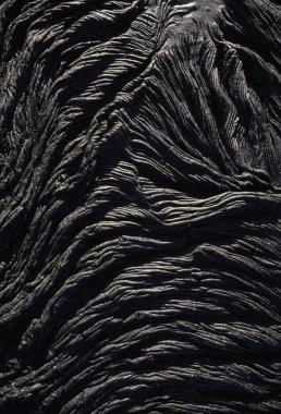 Pahoehoe Lava Detail, Santiago Island, Galapagos, Ecuador, South America clipart