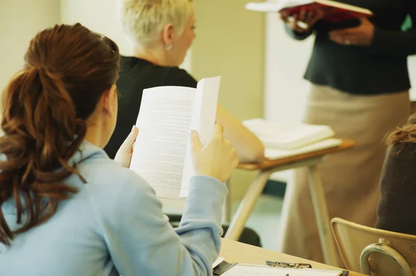 Working In Class — Stock Photo, Image