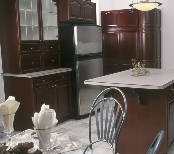 New Fitted Kitchen — Stock Photo, Image