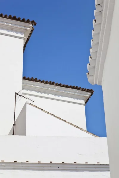 Hustaken i typisk andalusisk arkitektur — Stockfoto