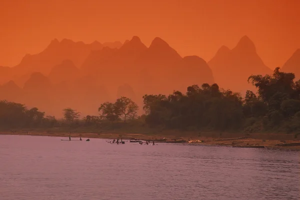 Asian günbatımı — Stok fotoğraf