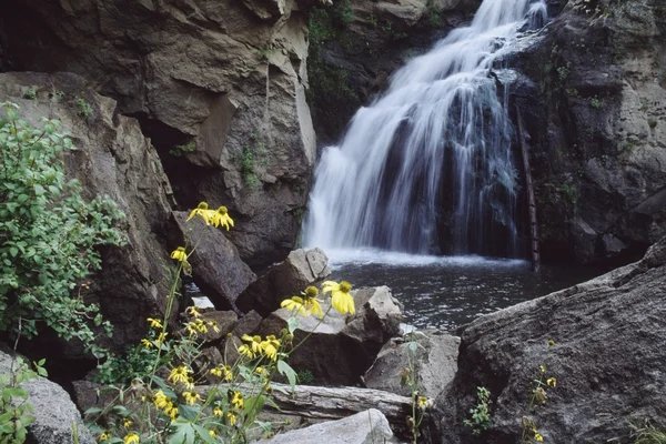 Cascata a cascata - Cascate di Jemez — Foto Stock