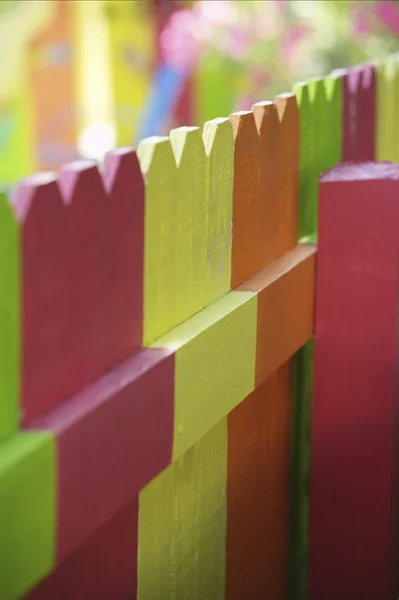Colorful Fence — Stock Photo, Image