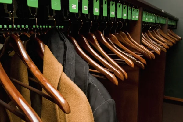 Coat Check Used As A Fundraiser For The Edmonton Symphony Orchestra — Stock Photo, Image