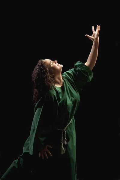 Mujer representando a María de Betania — Foto de Stock