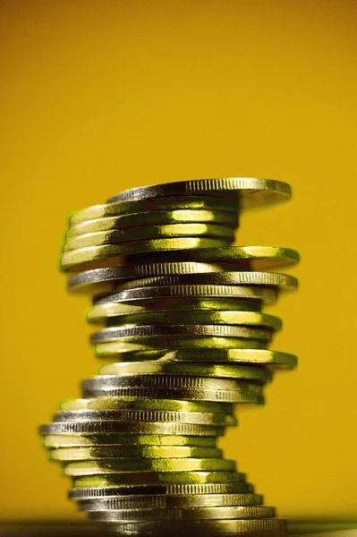 Stacked Loonies — Stock Photo, Image