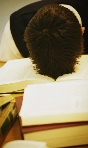 Exhausted student — Stock Photo, Image