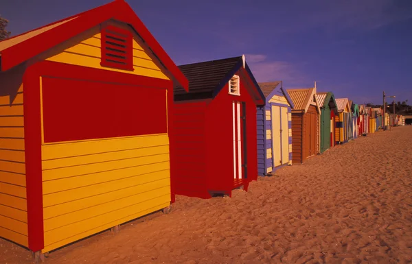 Beach houses on the shore — Stock Photo, Image