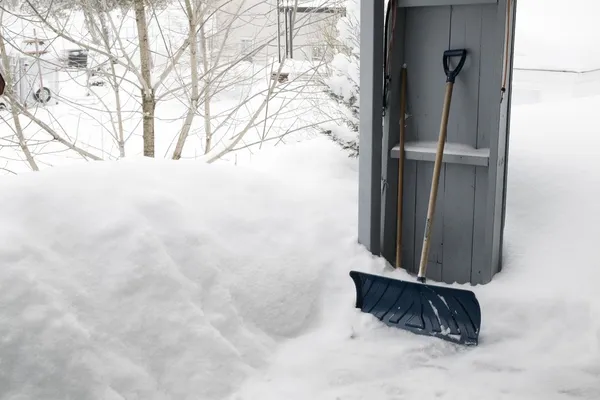 Schneeschaufel, Quebec, Kanada — Stockfoto