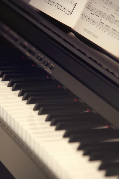 Teclado piano — Fotografia de Stock