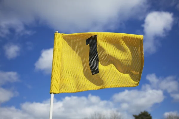 Number One Flag — Stock Photo, Image